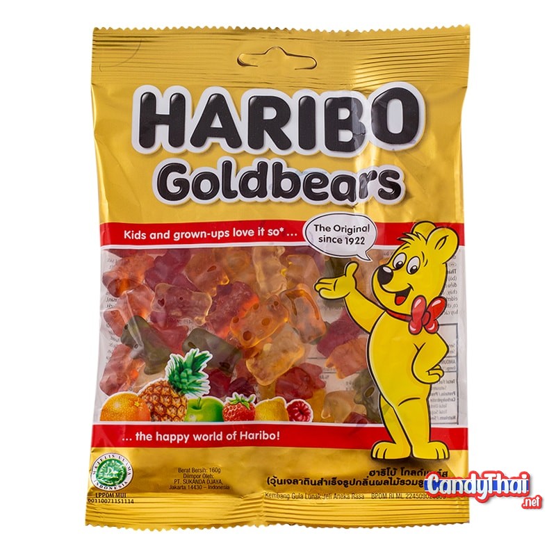 Haribo Goldbears Gummy 160g. - Candy Thai