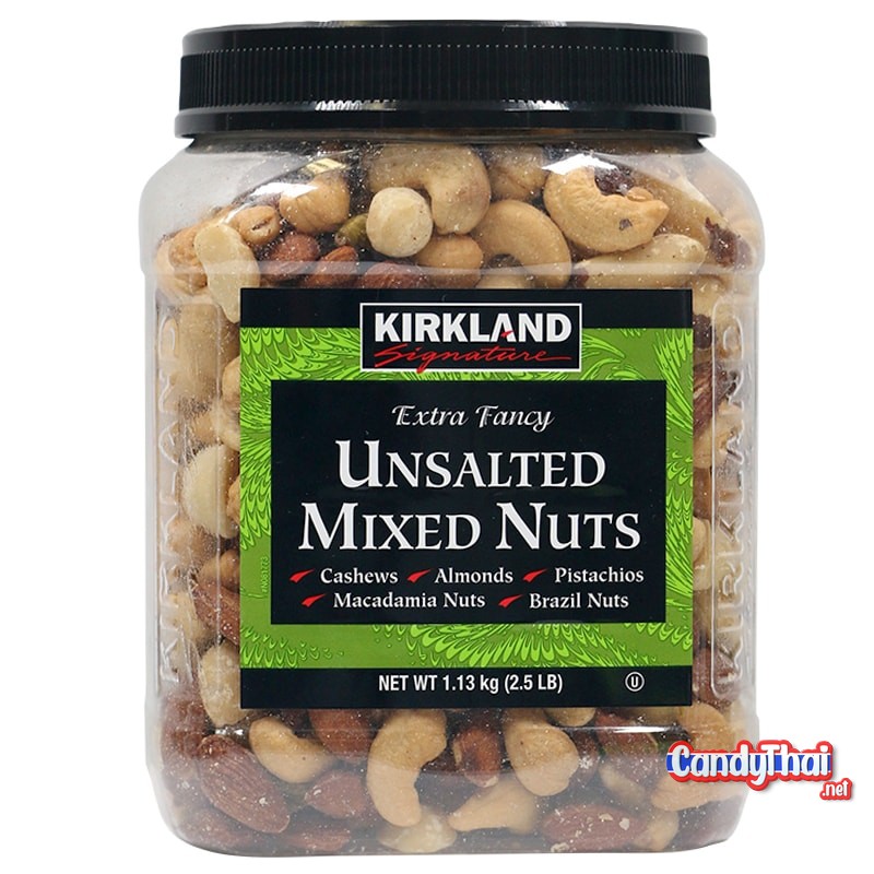 Kirkland Signature Extra Fancy Unsalted Mixed Nuts 1.13kg. - Candy Thai